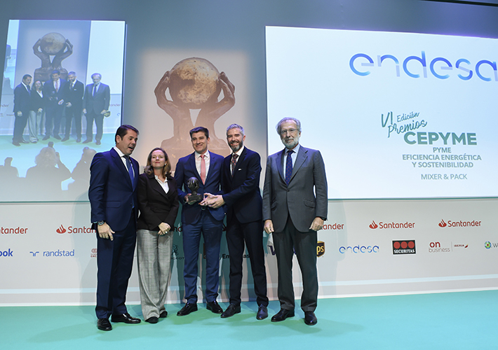 Foto ENDESA PREMIA A LA PYME MIXER & PACK POR SUS MEDIDAS DE EFICIENCIA ENERGÉTICA.